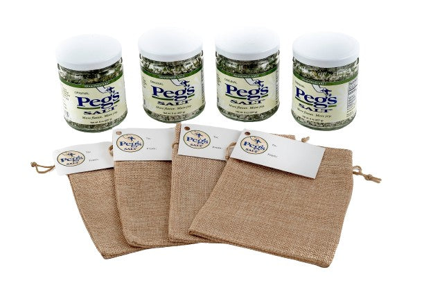 Gift Pack of 4 - Peg's Salt (8-ounce)